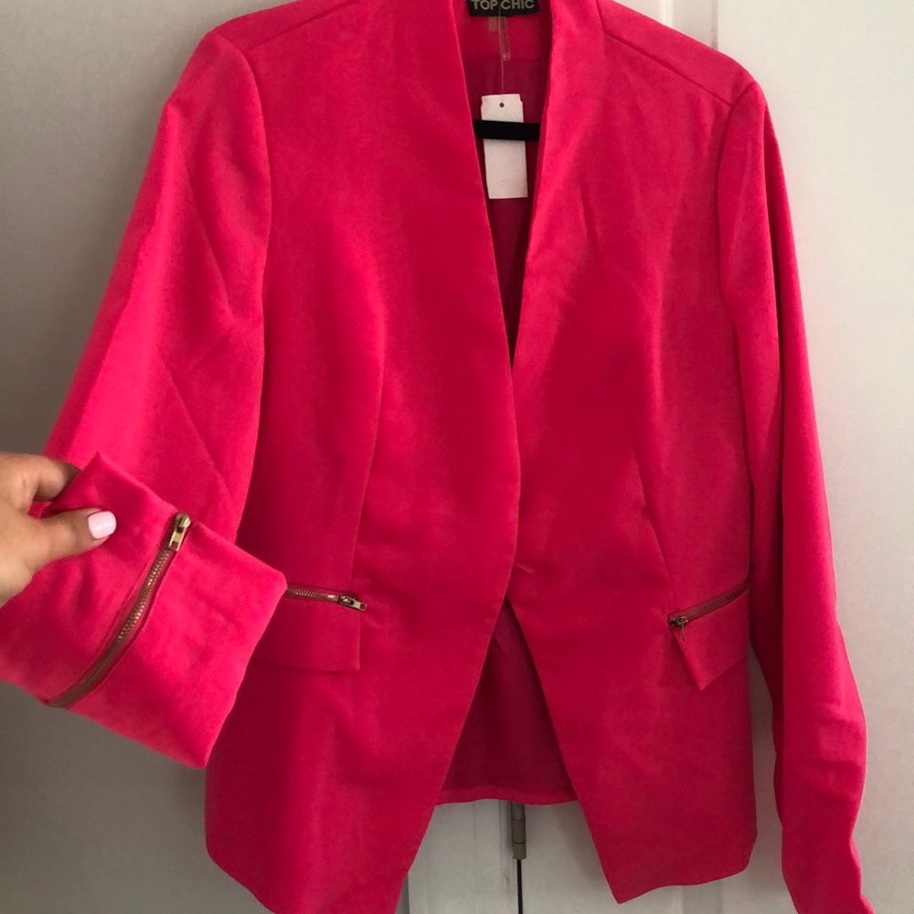 Pink blazer